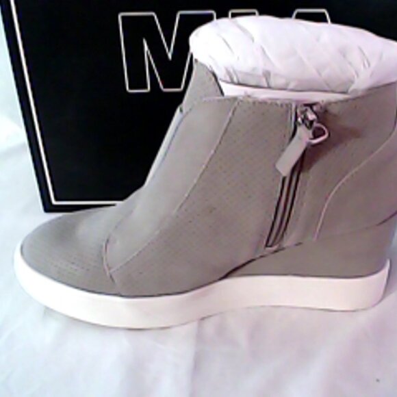 Mia Cristie Sneaker Wedge Gray Shoe/Bootie Size 7 M NIB - Picture 6 of 10